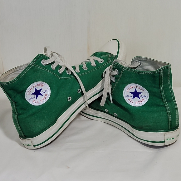 Green Converse High Tops, Size 11 - Picture 5 of 9